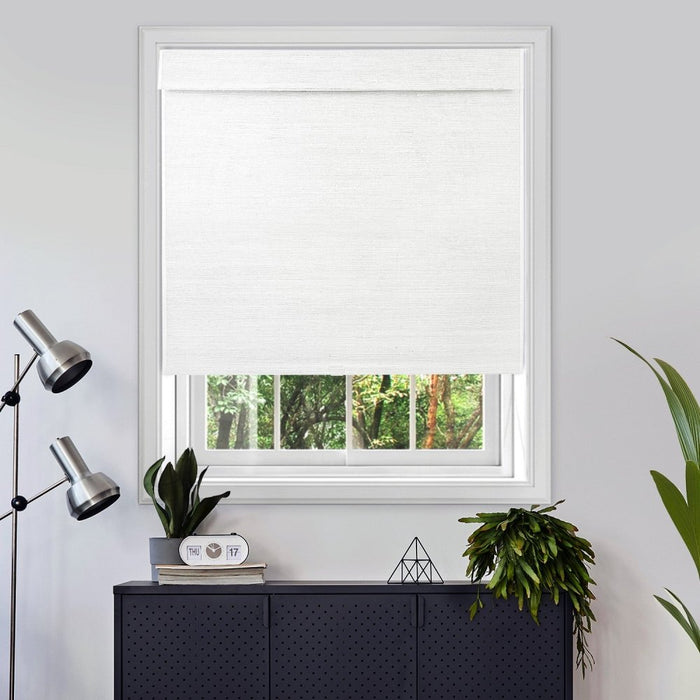 deconovo Lan Custom Natural Ramie Bamboo Woven Shades