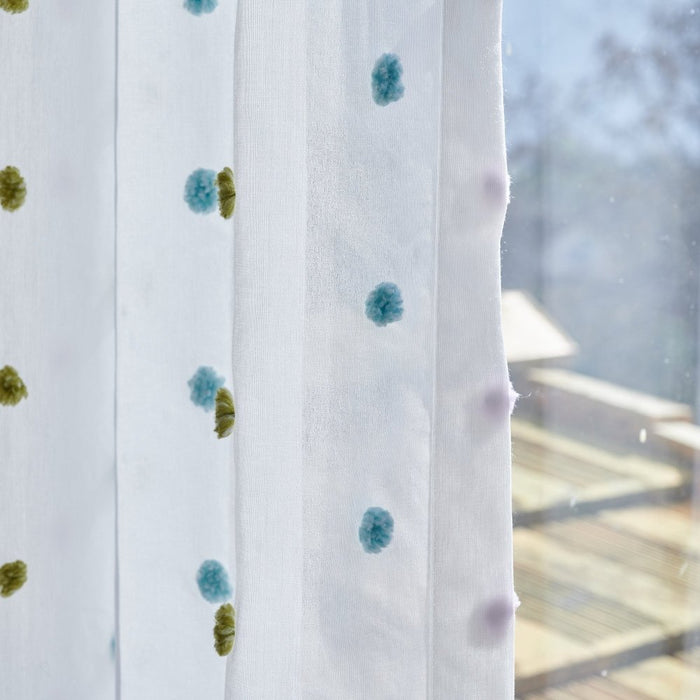 Deconovo Lily Custom Kids’ Sheer Curtains With Dreamy Embroidery