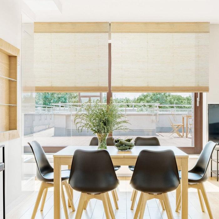 Deconovo Livia Custom Natural Ramie Bamboo Woven Shades