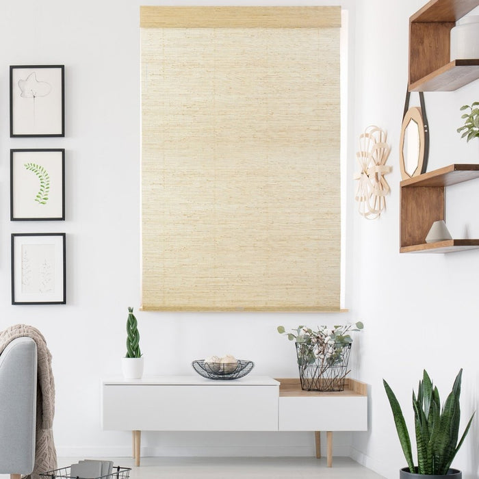 Deconovo Millie Custom Natural Ramie Bamboo Woven Shades