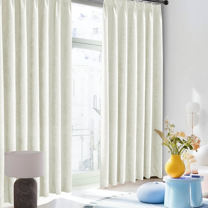 Deconovo Nicolette Velvet 100% Total Blackout Custom Curtains