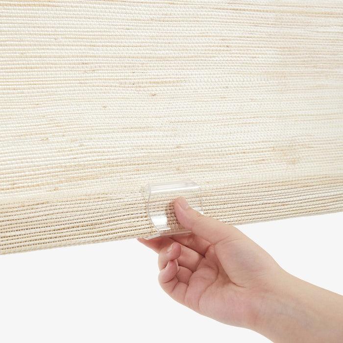 Deconovo Phoebe Custom Natural Red Ramie Bamboo Woven Shades