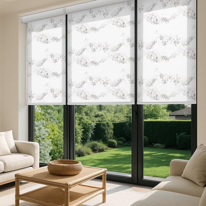 Deconovo Pure Garland Print Semi-Blackout Roller Blinds
