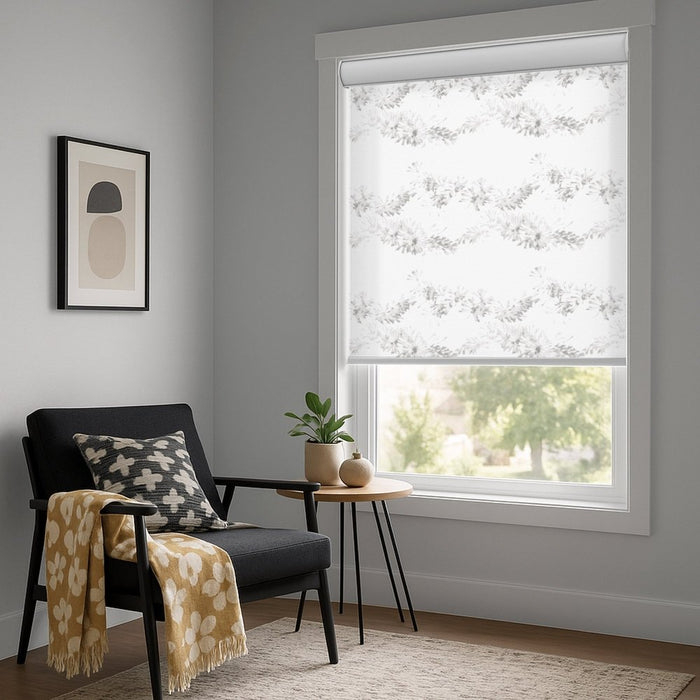 Deconovo Pure Garland Print Semi-Blackout Roller Blinds