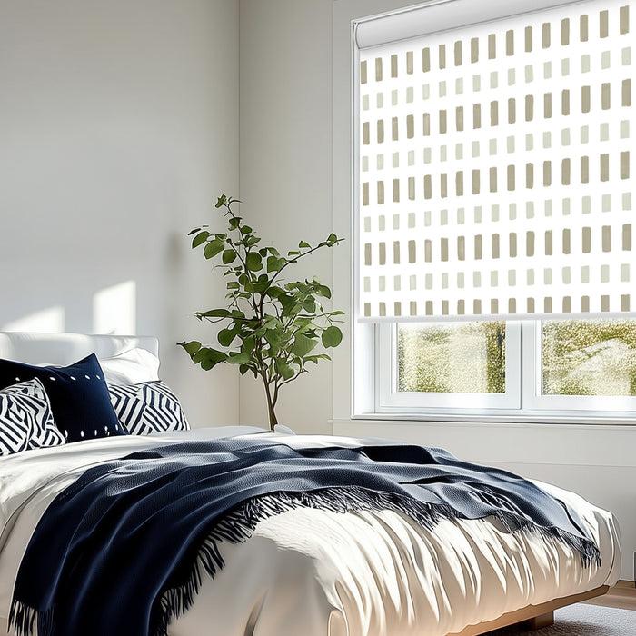 Deconovo Pure Solitude Print Full Blackout Roller Blinds