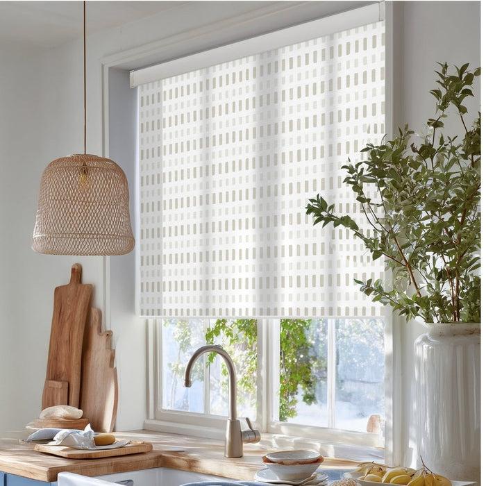 Deconovo Pure Solitude Print Semi-Blackout Roller Blinds