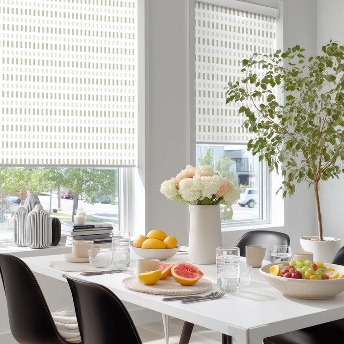 Deconovo Pure Solitude Print Semi-Blackout Roller Blinds