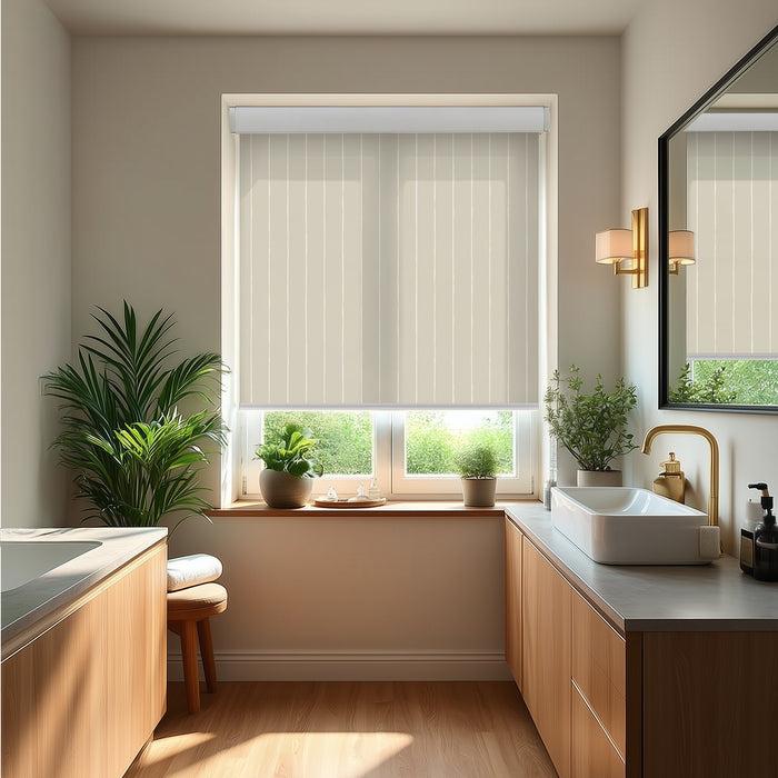 Deconovo Pure Stripe Print Semi-Blackout Roller Blinds