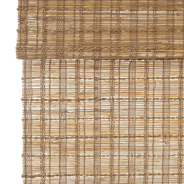 Deconovo Renee Custom Natural Jute Bamboo Woven Shades-Cinnamon