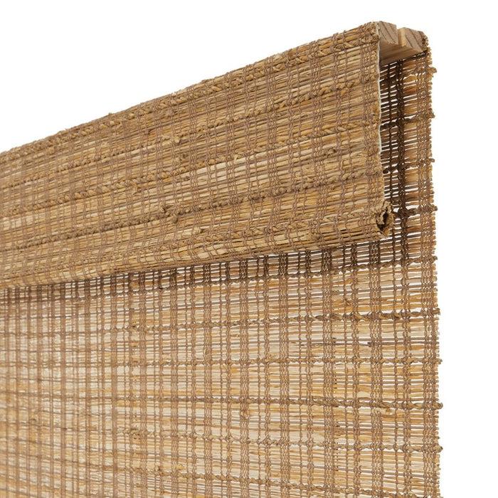 Deconovo Renee Custom Natural Jute Bamboo Woven Shades-Cinnamon