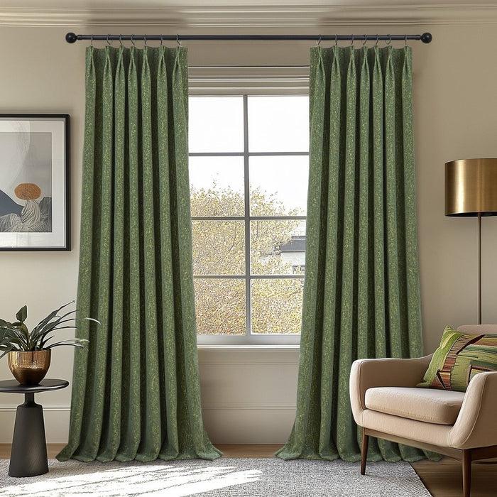 deconovo Salome Textured Jacquard Blackout Custom Curtains