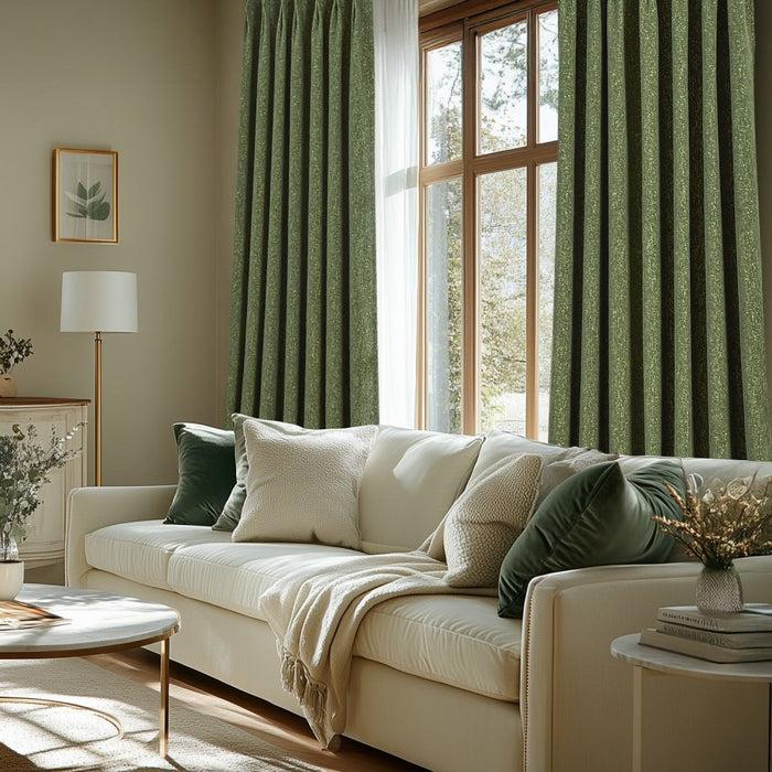 Deconovo Salome Textured Jacquard Blackout Custom Curtains