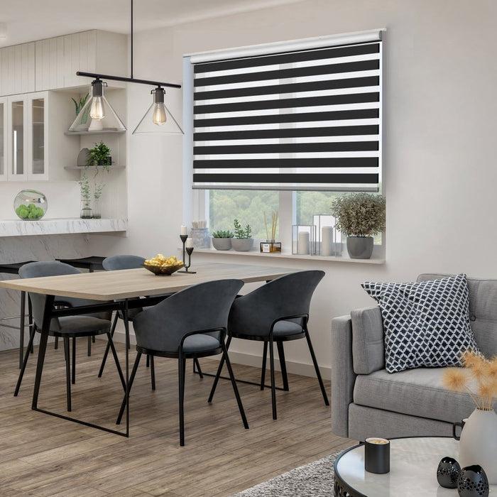 Deconovo Sienna Custom Light Filtering Zebra Blinds