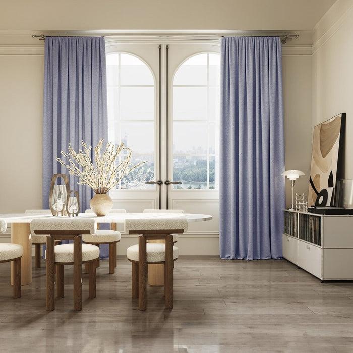 deconovo Solene Custom Linen Texture 100% Total Blackout Curtains – Sustainable Luxury Eco-Friendly Drape