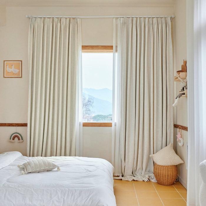 deconovo Zuri Custom South African Linen Blackout Curtains