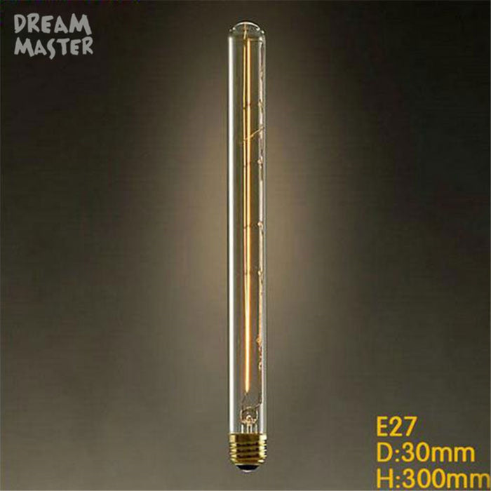 Decoramo 220V 240V T10 T185 T225 T300 Vintage Edison Bulb E27 Retro Incandescent Light Bulbs