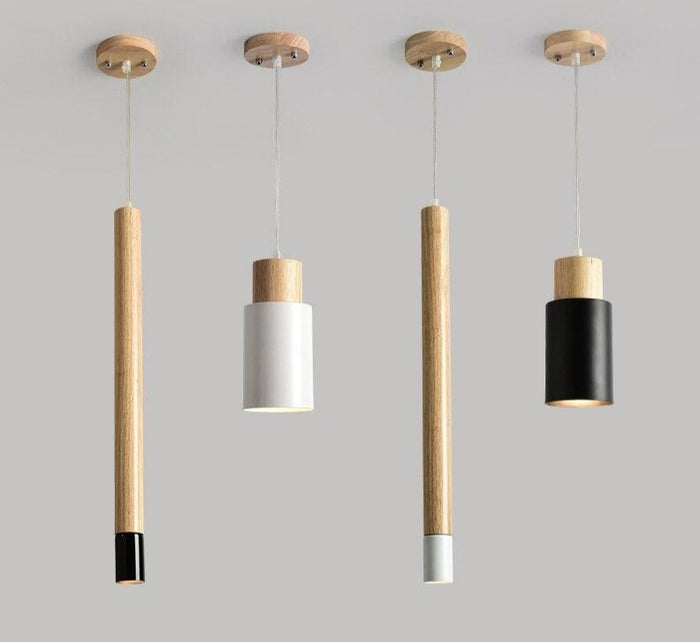 Decoramo Ambrose - Modern Nordic Long Hanging Wood Light