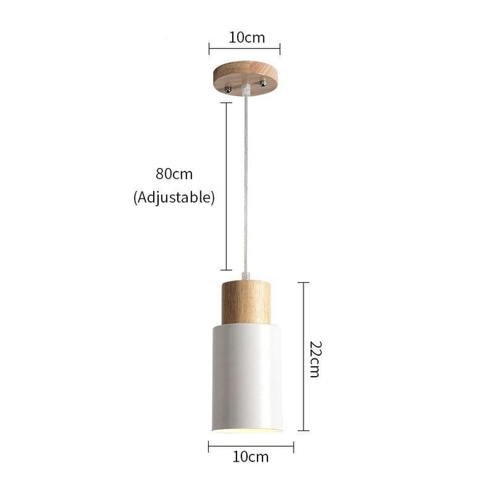 Decoramo Ambrose - Modern Nordic Long Hanging Wood Light