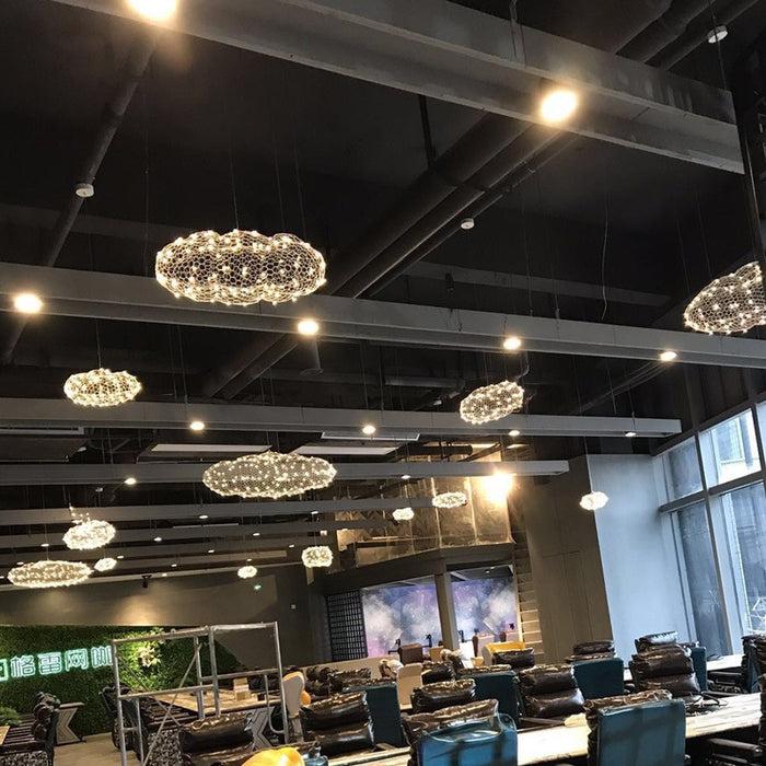 Decoramo Amica - Modern Art Deco Star Light Dotted Cloud Lamps