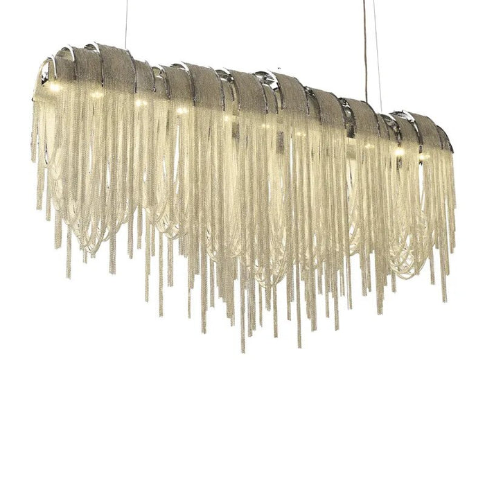 Decoramo Atlantis Aluminum Chain Pendant Light - Luxurious Modern Chandelier
