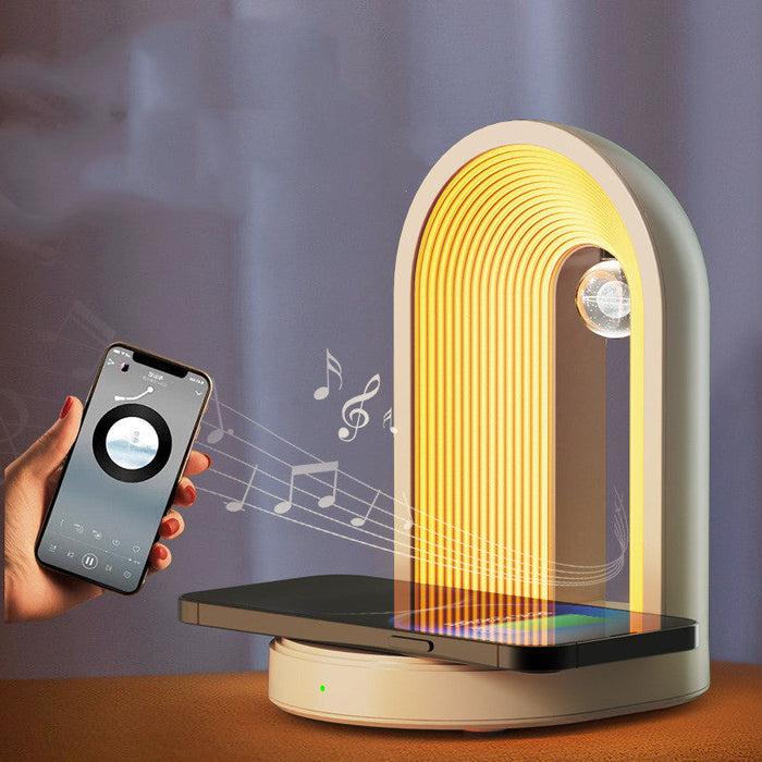 Decoramo Atmosphere Desk Lamp With Wireless Charger & Bluetooth Speaker