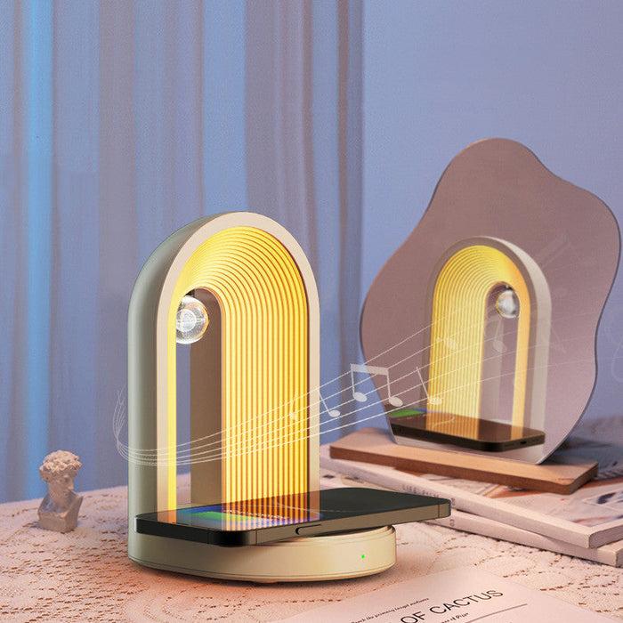 decoramo Atmosphere Desk Lamp With Wireless Charger & Bluetooth Speaker