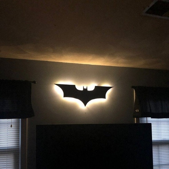 decoramo Batman LED Wall Light with Wireless Remote Control and Color Change