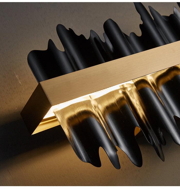 Decoramo Black Dragons Shard Modern Rectangle Living Room Chandelier