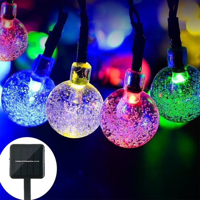 decoramo ColorSol - Solar Powered LED Globe String Lights