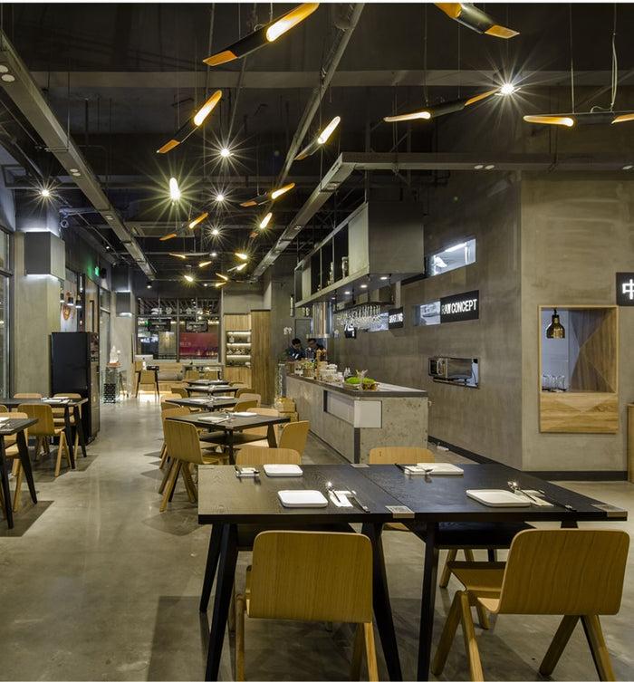 Decoramo Coltrane Oblique Aluminum Tube Pendant Light