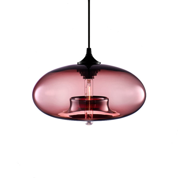 decoramo Contemporary Hanging 6 Color Glass Pendant Lights
