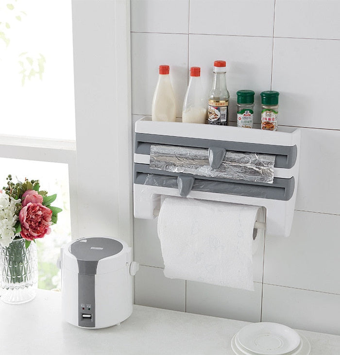decoramo 3 IN 1 Wall Paper Towel Holder