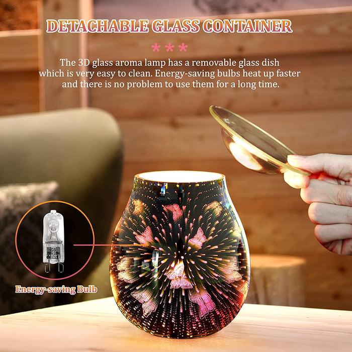 Decoramo 3D Firework Lamp And Oil Burner