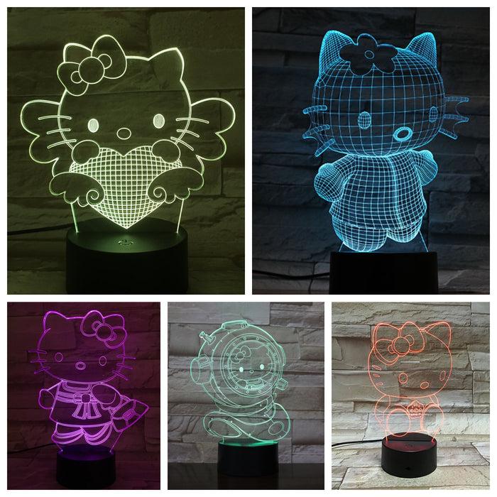 decoramo 3D Led Night Lamp