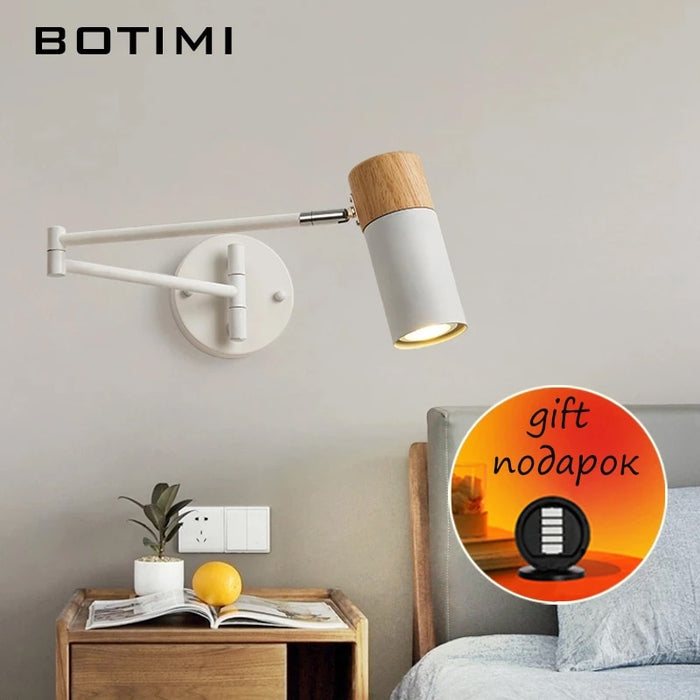 Decoramo Adjustable Bedside Lamp For Bedroom