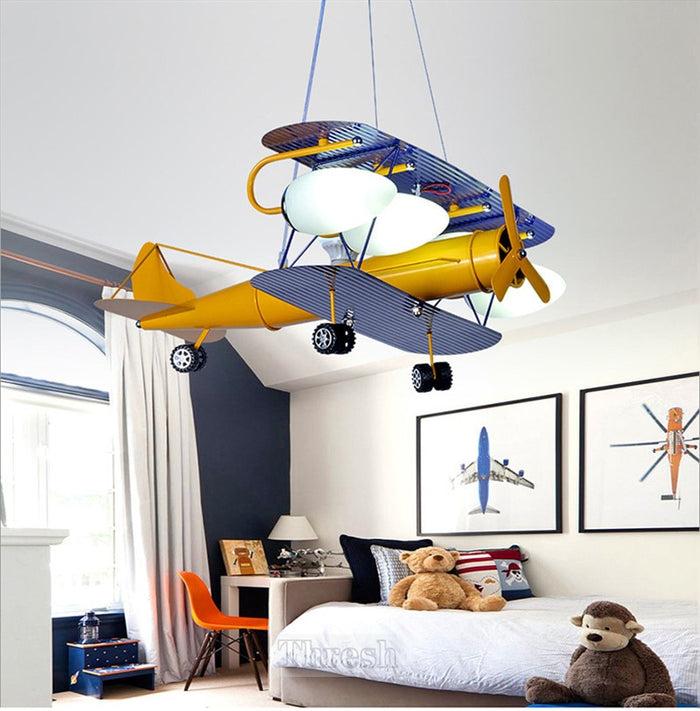 Decoramo Airplane Hanging Lamp Light Kids Room
