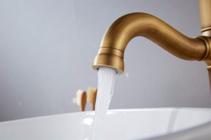 Decoramo Antique Deck Mounted Single Handle