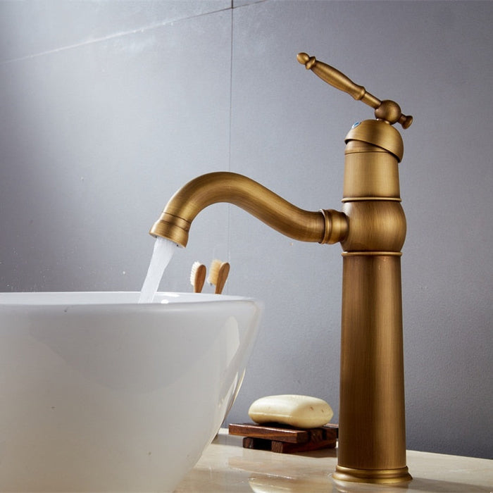 Decoramo Antique Deck Mounted Single Handle