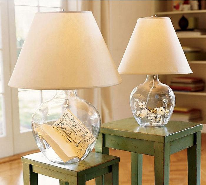 Decoramo Arabella - Modern Glass Desk Lamp
