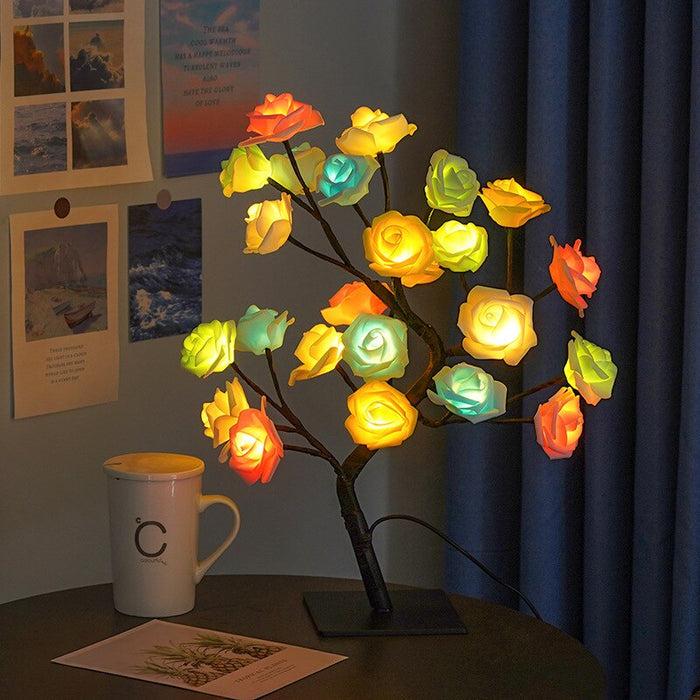Decoramo Art Decor LED Rose Tree Light Lamp