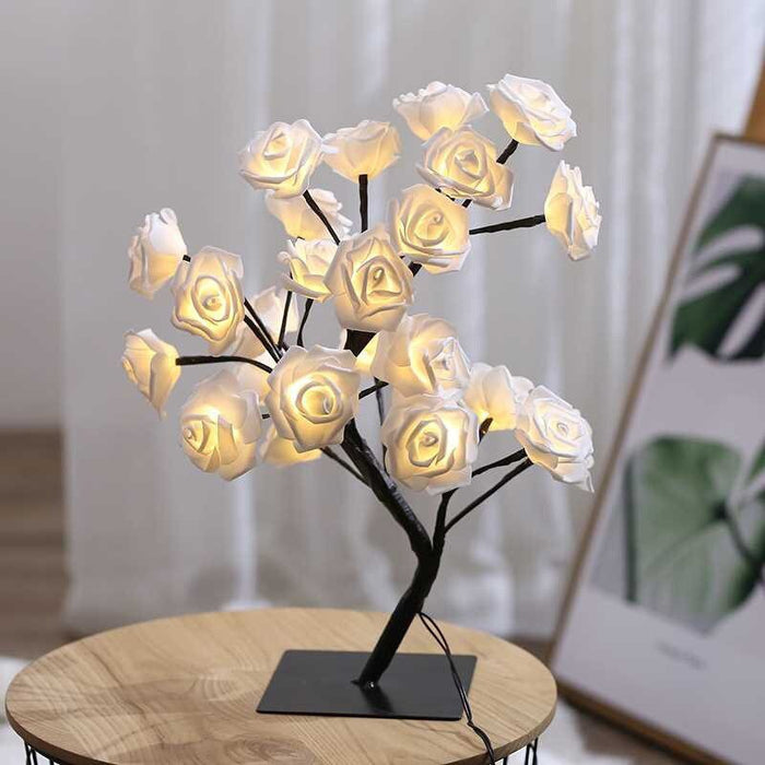 decoramo Art Decor LED Rose Tree Light Lamp