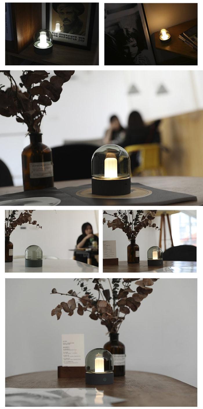 Decoramo Asher - Glass Dome Desk Lamp