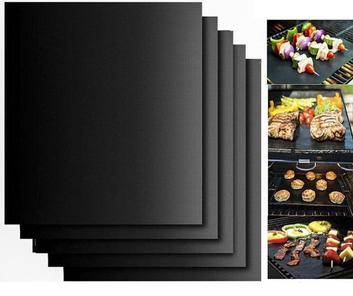 decoramo BBQ Grill Pad Reusable Teflon