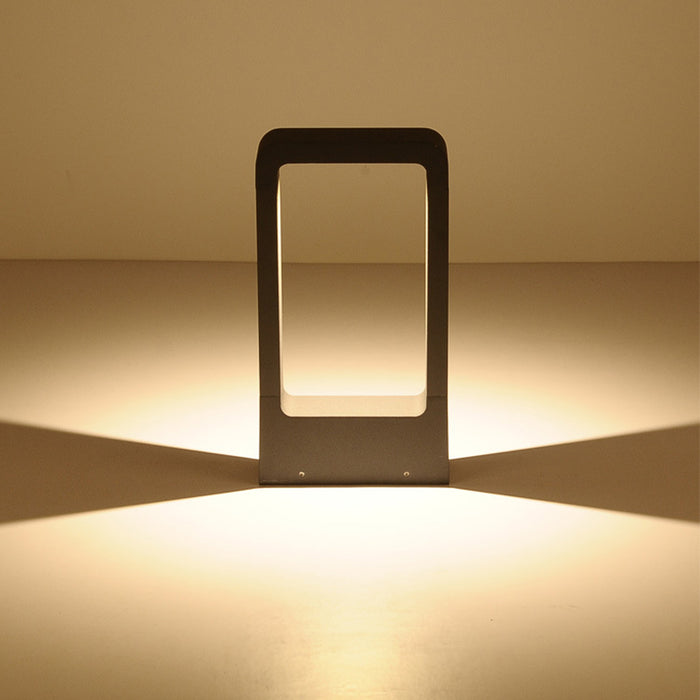 Decoramo Breckyn - Modern Black Frame Garden Light