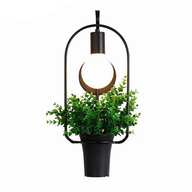 Decoramo Brielle - Modern Nordic Planter Wall Lamp