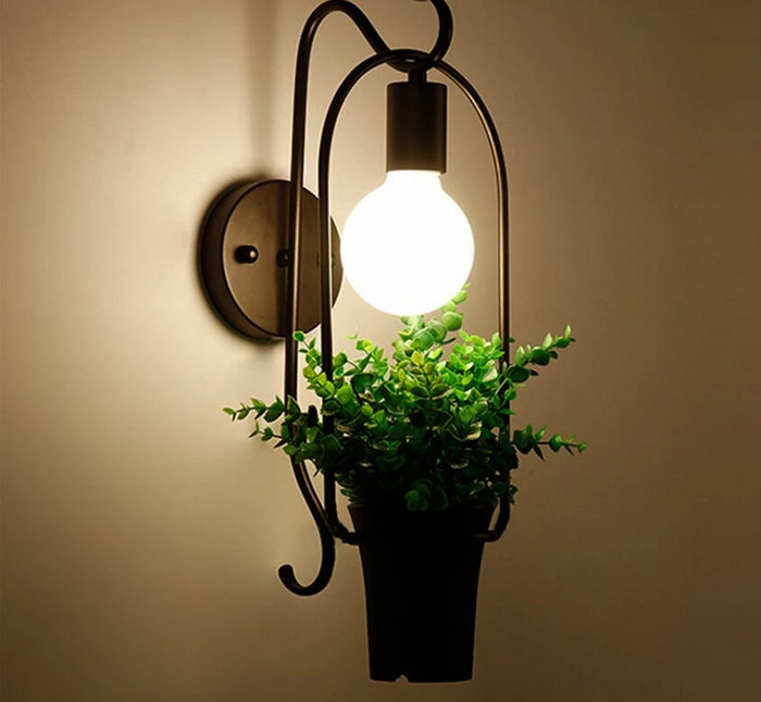 Decoramo Brielle - Modern Nordic Planter Wall Lamp