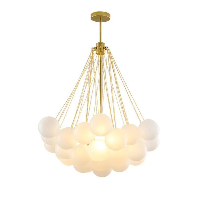 Decoramo Bubble Glass Chandelier Frosted Glass