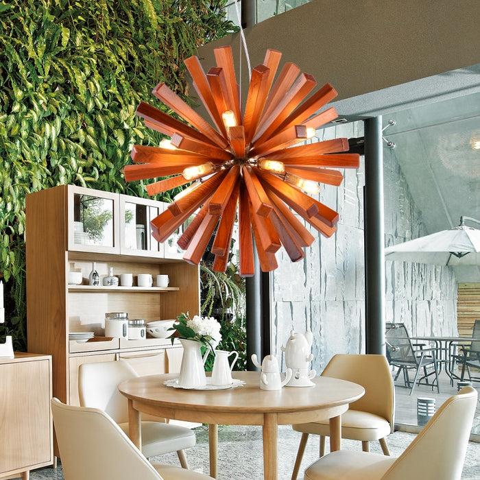 Decoramo Dandelion - Wooden Pendant Light