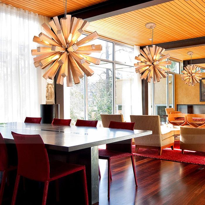 decoramo Dandelion - Wooden Pendant Light