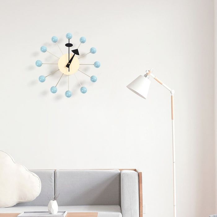 decoramo Decor wall clock wooden ball clock